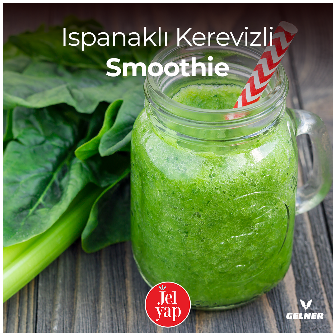 Ispanaklı Kerevizli Smoothie