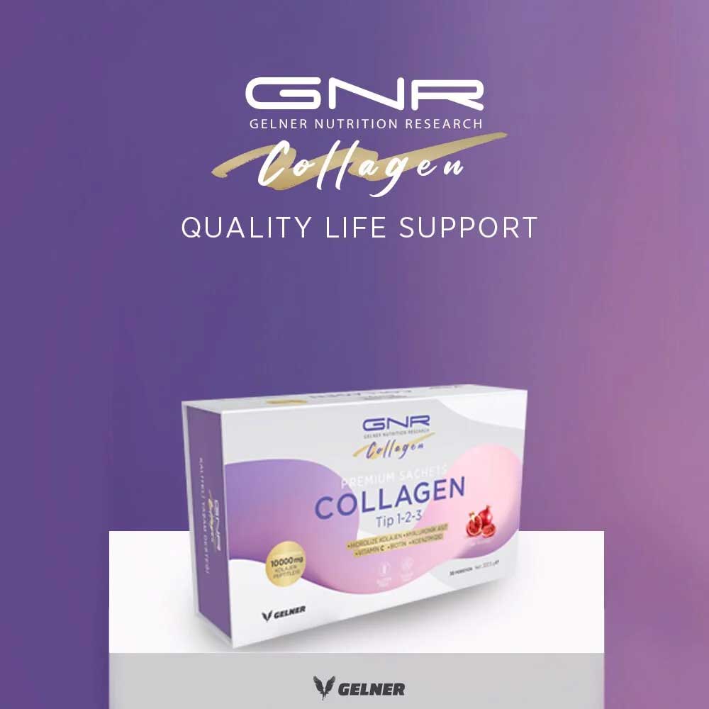GNR Collagen Type 1-2-3 Sachet Pomegranate Flavored (30 Sachets)